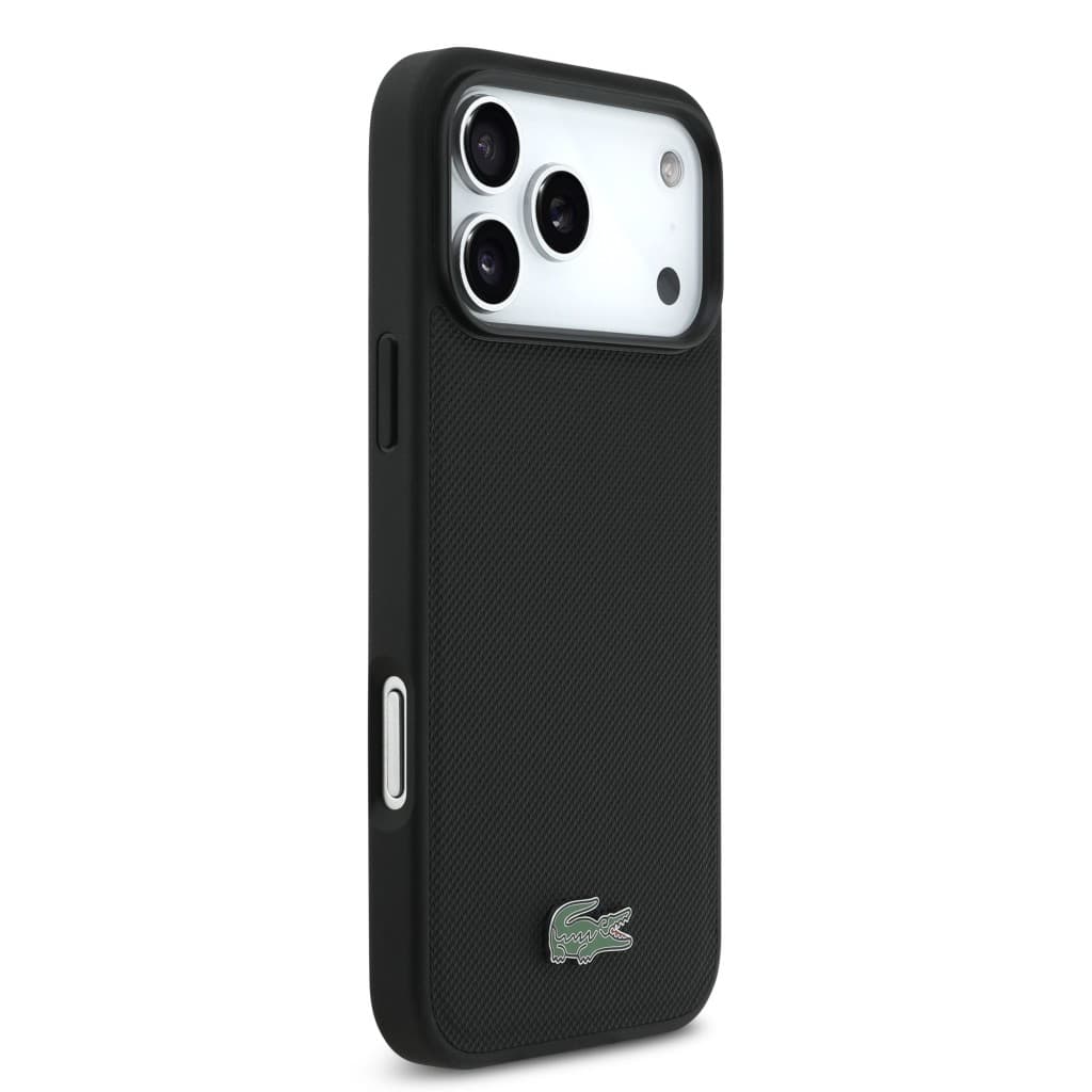 Zadní kryt Lacoste Iconic Petit Pique MagSafe + Peněženka pro iPhone 17 Pro Max Black - náhled 3
