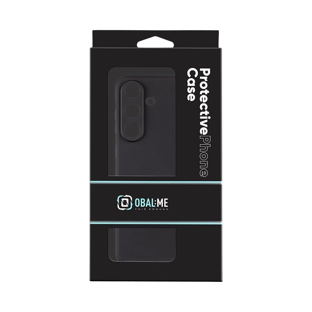 Zadní kryt OBAL:ME Matte TPU pro Samsung Galaxy S25 FE Black - náhled 3