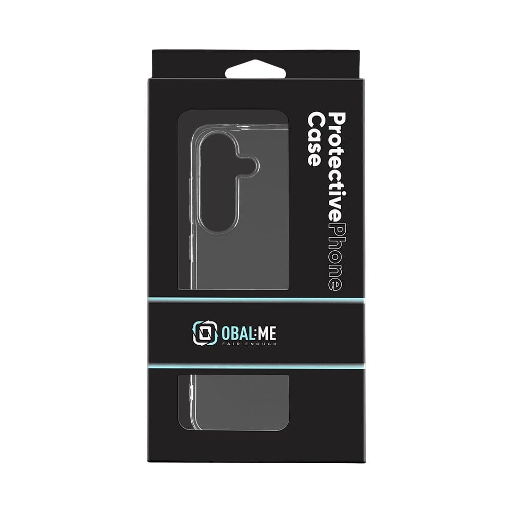 Zadní kryt OBAL:ME TPU pro Samsung Galaxy S25 FE Transparent - náhled 3