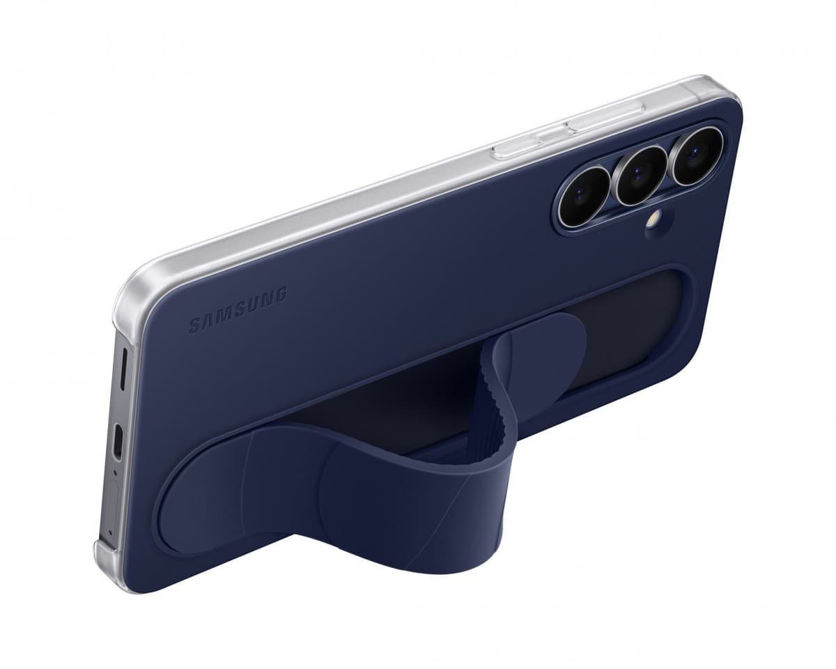 Zadní kryt EF-GS731CNE Samsung Standing Grip pro Galaxy S25 FE Dark Blue - náhled 3