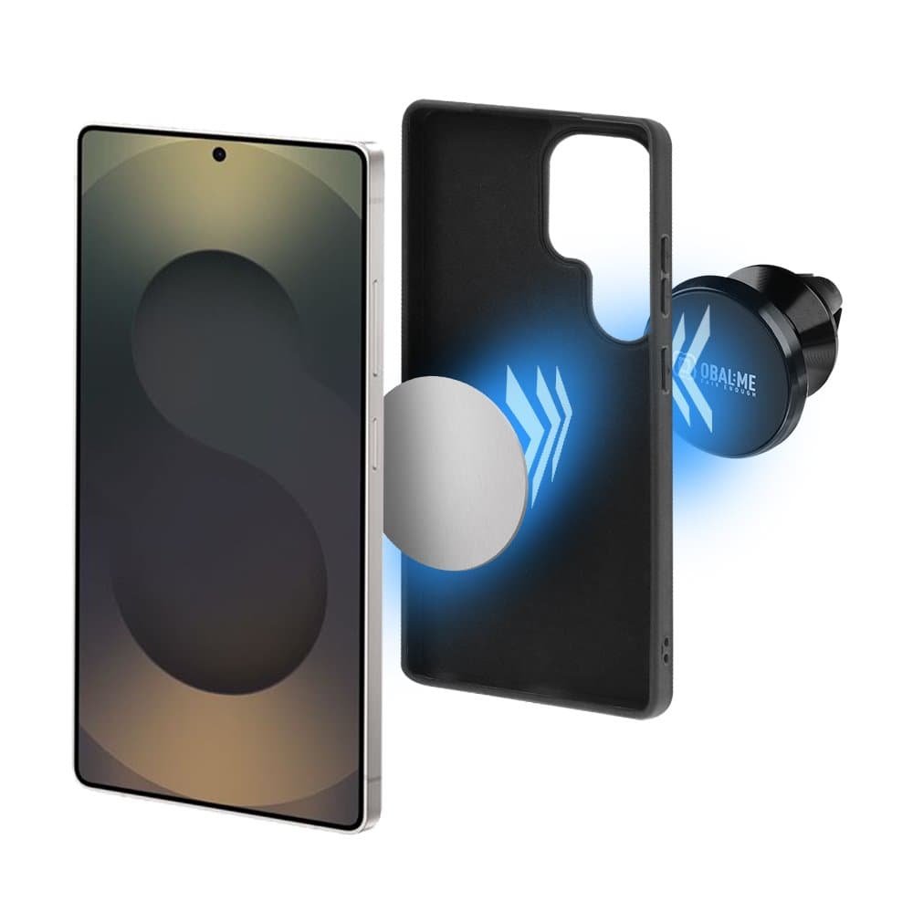 Magnetický držák do auta OBAL:ME MagDot Black - náhled 3