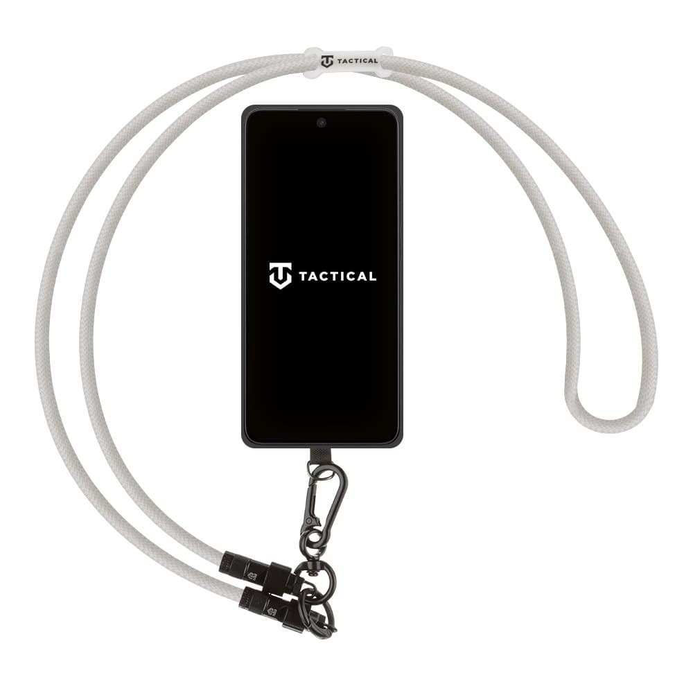 Šňůrka na mobil Tactical Wire Snake s kabelem USB-C 1,2m White - náhled 3