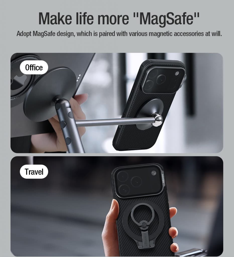 Zadní kryt Nillkin CamShield Prop Magnetic pro Apple iPhone 17 Pro Black - náhled 3