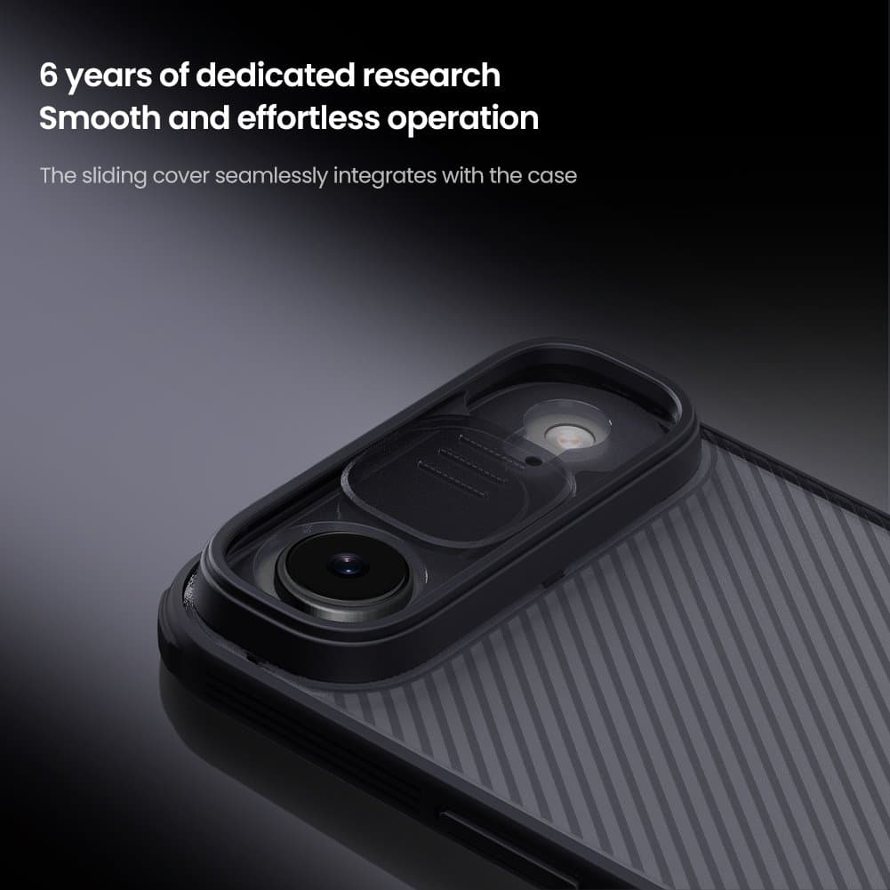 Zadní kryt Nillkin CamShield PRO pro Apple iPhone Air Transparent Black - náhled 3
