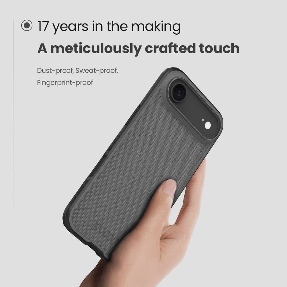 Zadní kryt Nillkin Super Frosted PRO pro Apple iPhone Air Transparent Black - náhled 3