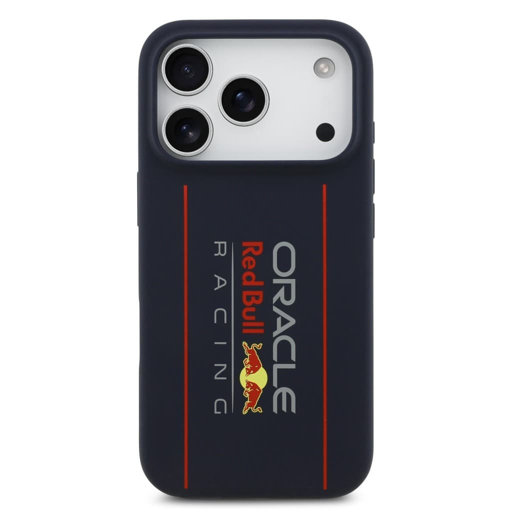 Zadní kryt Red Bull Silicone Vertical Logo MagSafe pro iPhone 17 Pro Navy - náhled 3
