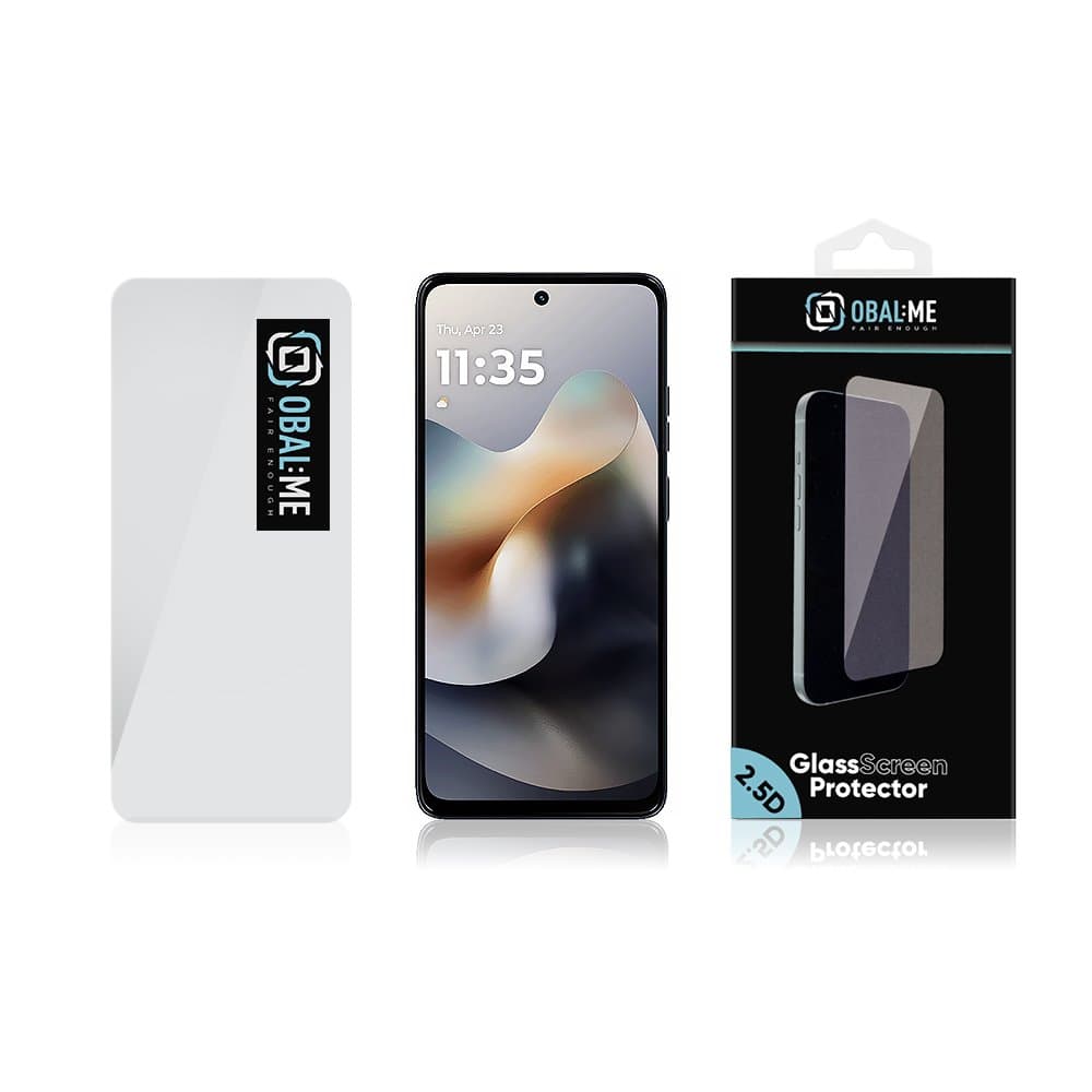 Tvrzené sklo OBAL:ME 2.5D pro Motorola G56 Clear - náhled 3