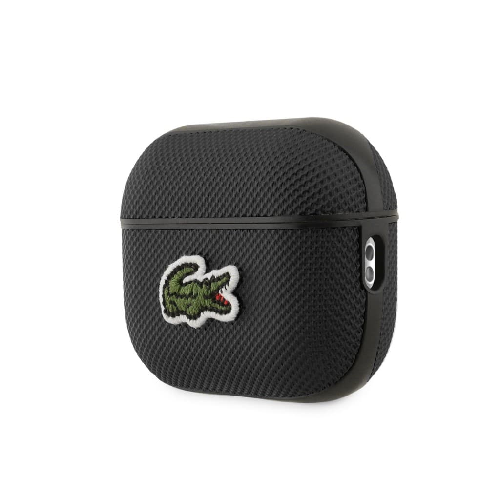 Pouzdro Lacoste Petit Pique Croc Logo Patch pro AirPods Pro 2 Black - náhled 3