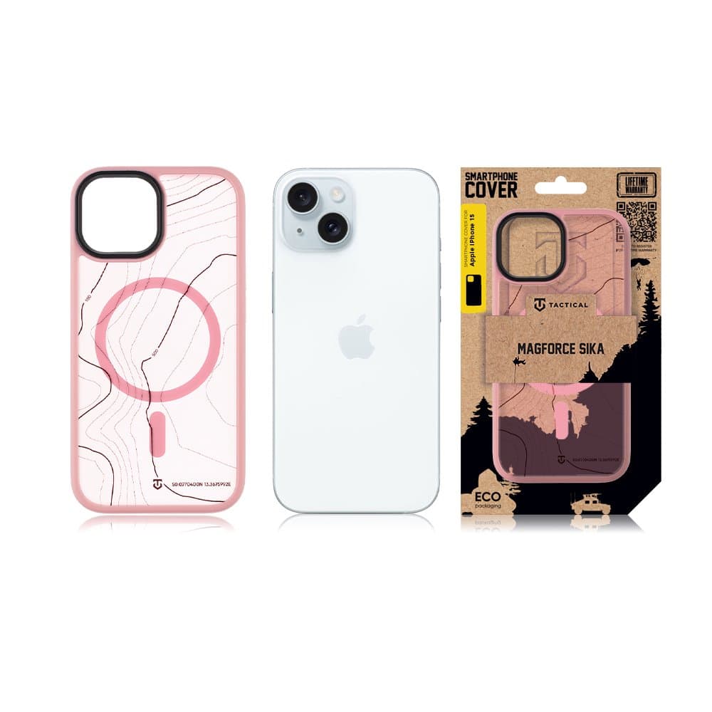 Zadní kryt Tactical Magproce Hyperstealth Sika pro iPhone 15 Pink Panther - náhled 3