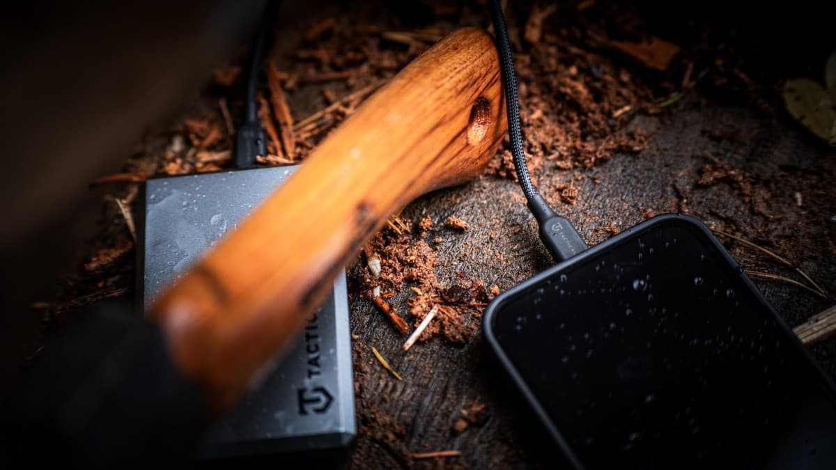 Datový kabel Tactical Stitch Thread USB-A - USB-C 0.3m Black - náhled 3