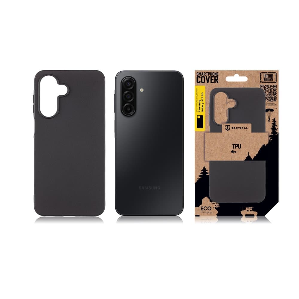 Zadní kryt Tactical TPU pro Samsung Galaxy A17 5G Black - náhled 3