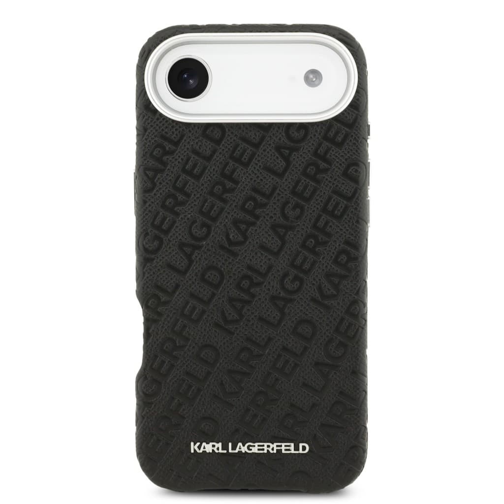 Zadní kryt Karl Lagerfeld Grained PU Repeated Logo MagSafe pro iPhone Air Black - náhled 3