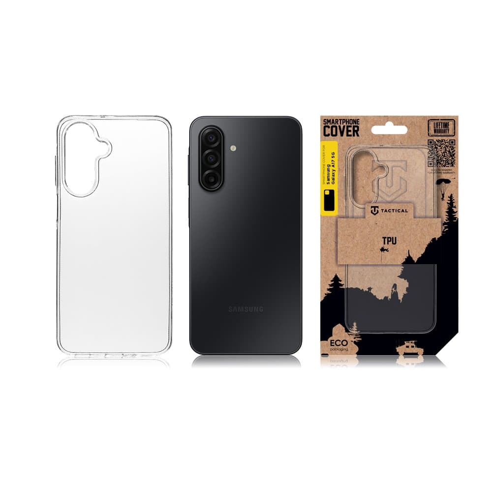 Zadní kryt Tactical TPU pro Samsung Galaxy A17 5G Transparent - náhled 3
