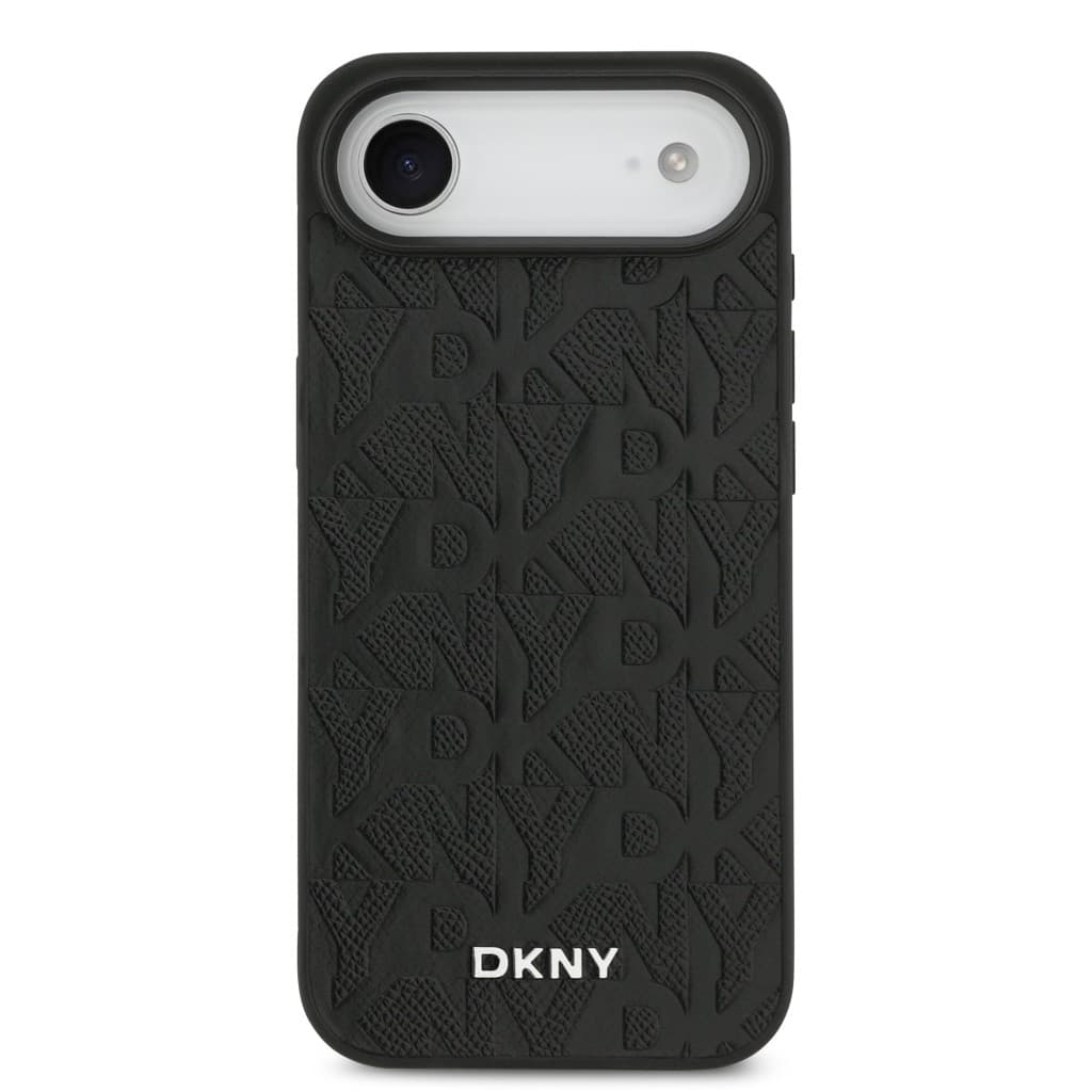 Zadní kryt DKNY PU Leather Grid Pattern Magsafe pro iPhone Air Black - náhled 3