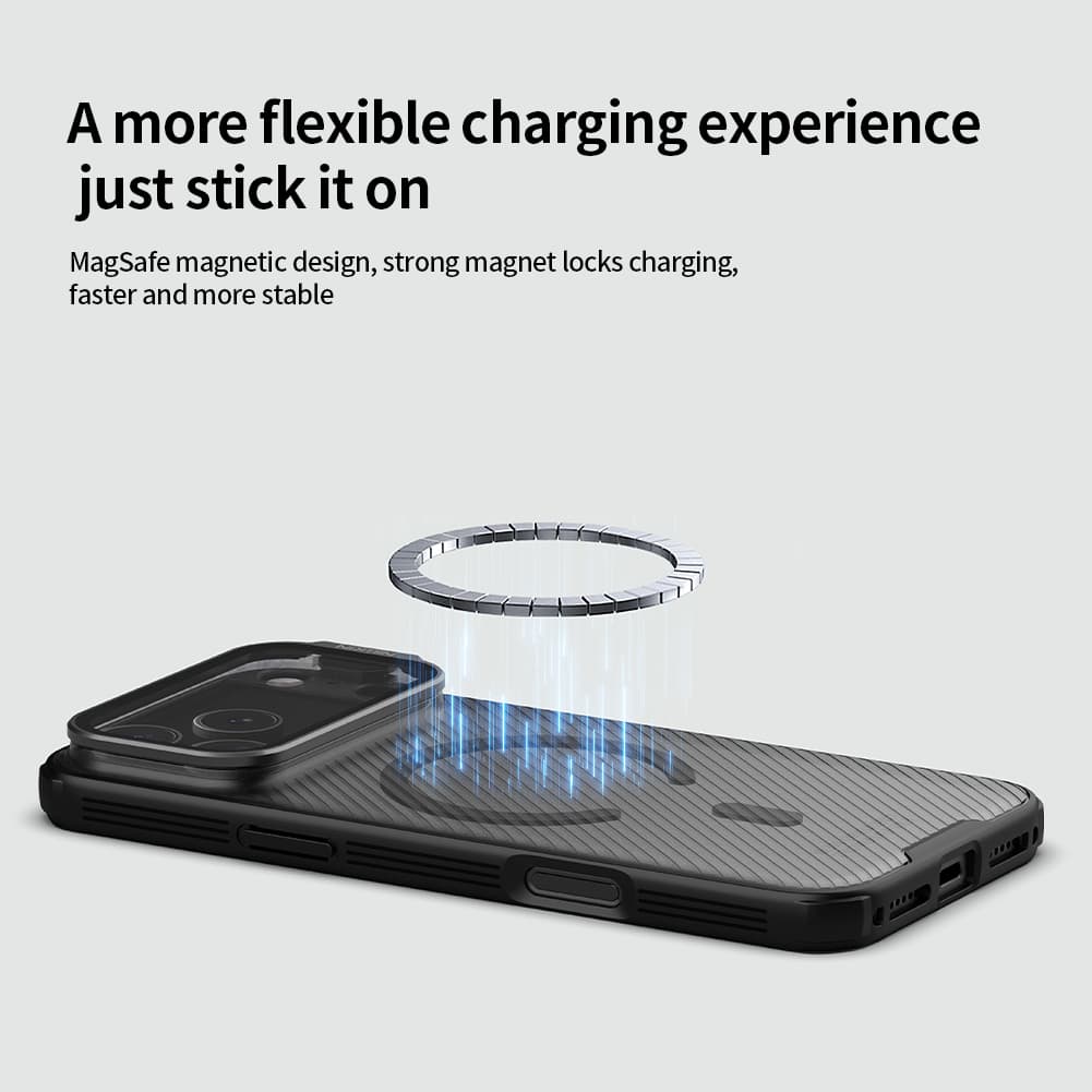 Zadní kryt Nillkin CamShield Prop Magnetic pro Apple iPhone 17 Pro Max Transparent Black - náhled 3