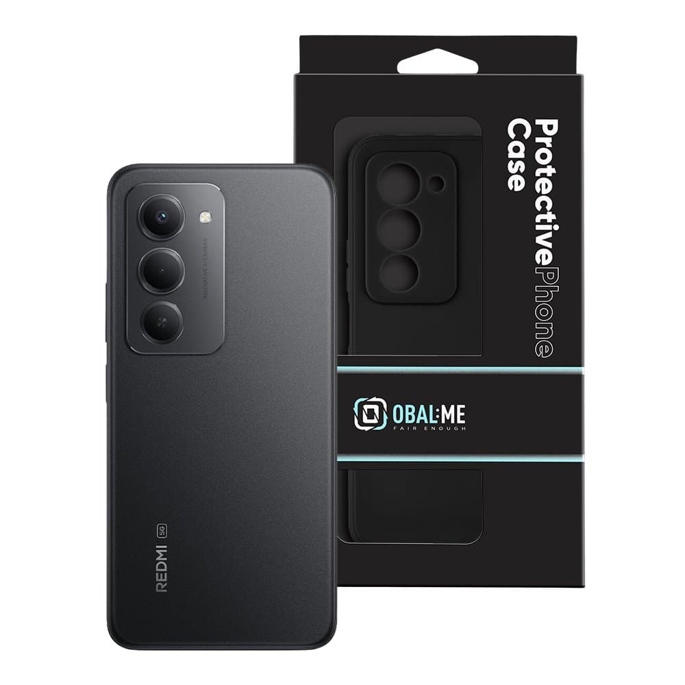 Zadní kryt OBAL:ME Matte TPU pro Xiaomi Redmi 15 Black - náhled 3