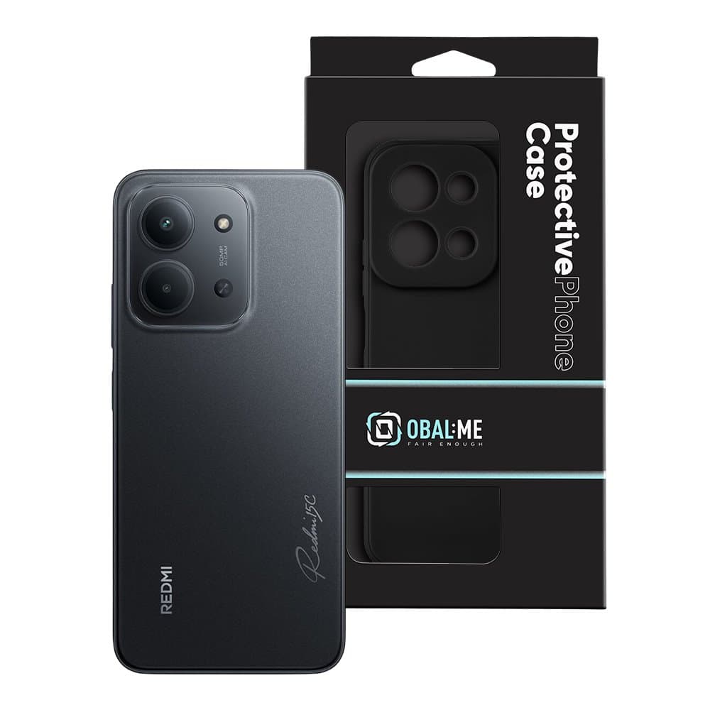 Zadní kryt OBAL:ME Matte TPU pro Xiaomi Redmi 15C Black - náhled 3