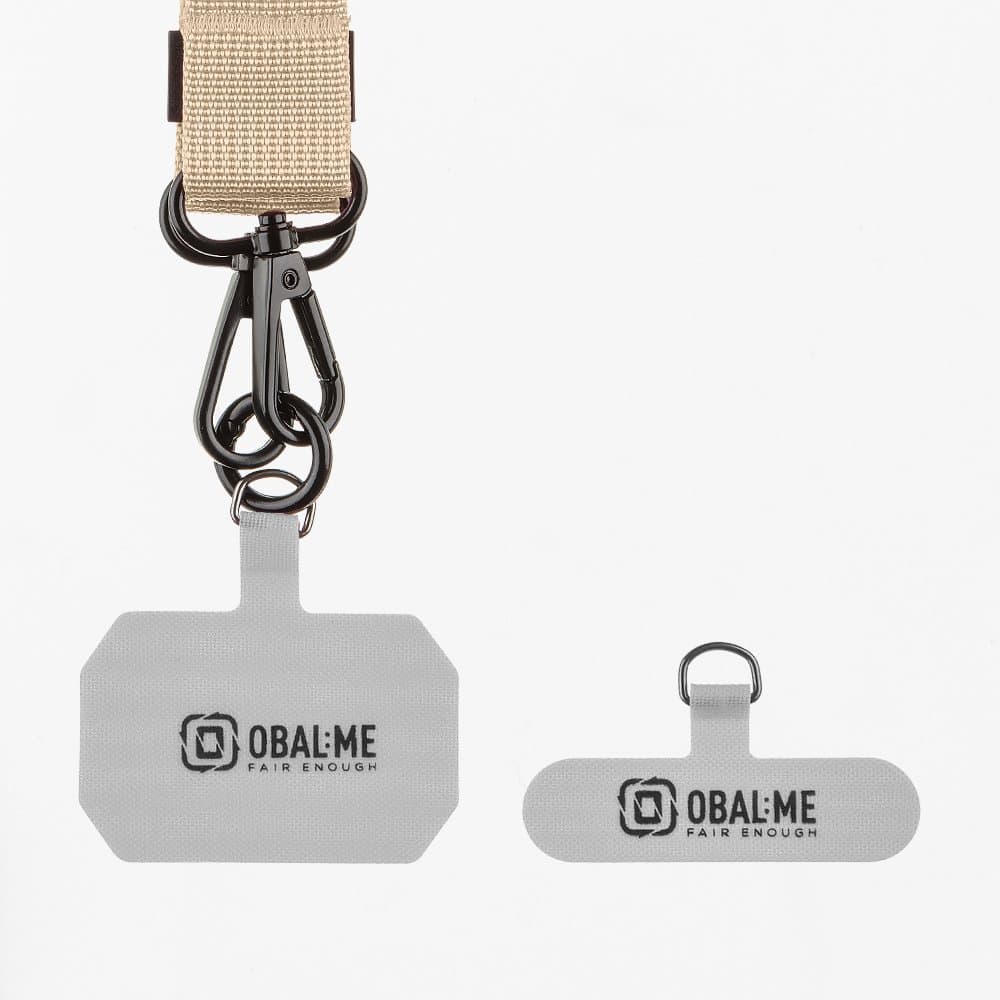 Popruh OBAL:ME NeckTag Ribbon na Telefon Ivory - náhled 3
