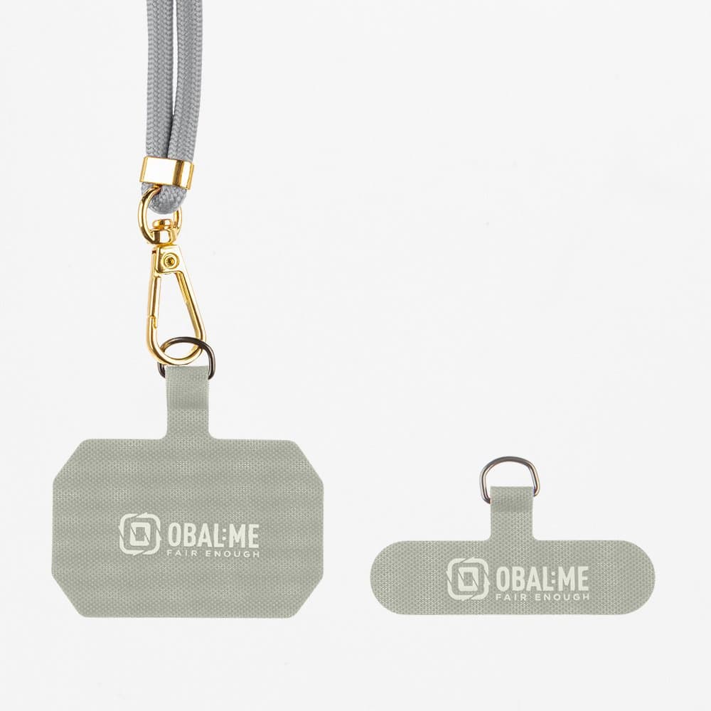 Popruh OBAL:ME NeckTag Allure na Telefon Light grey - náhled 3