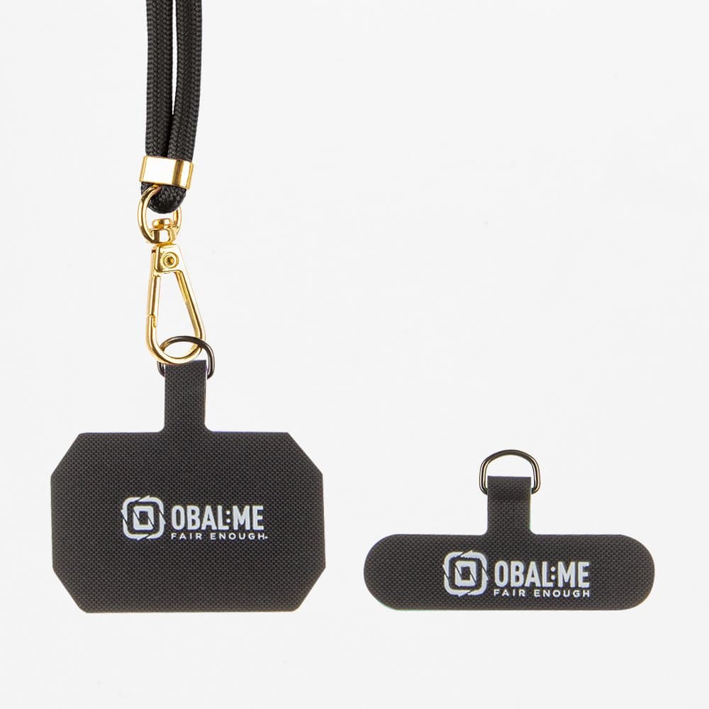 Popruh OBAL:ME NeckTag Allure na Telefon Black - náhled 3