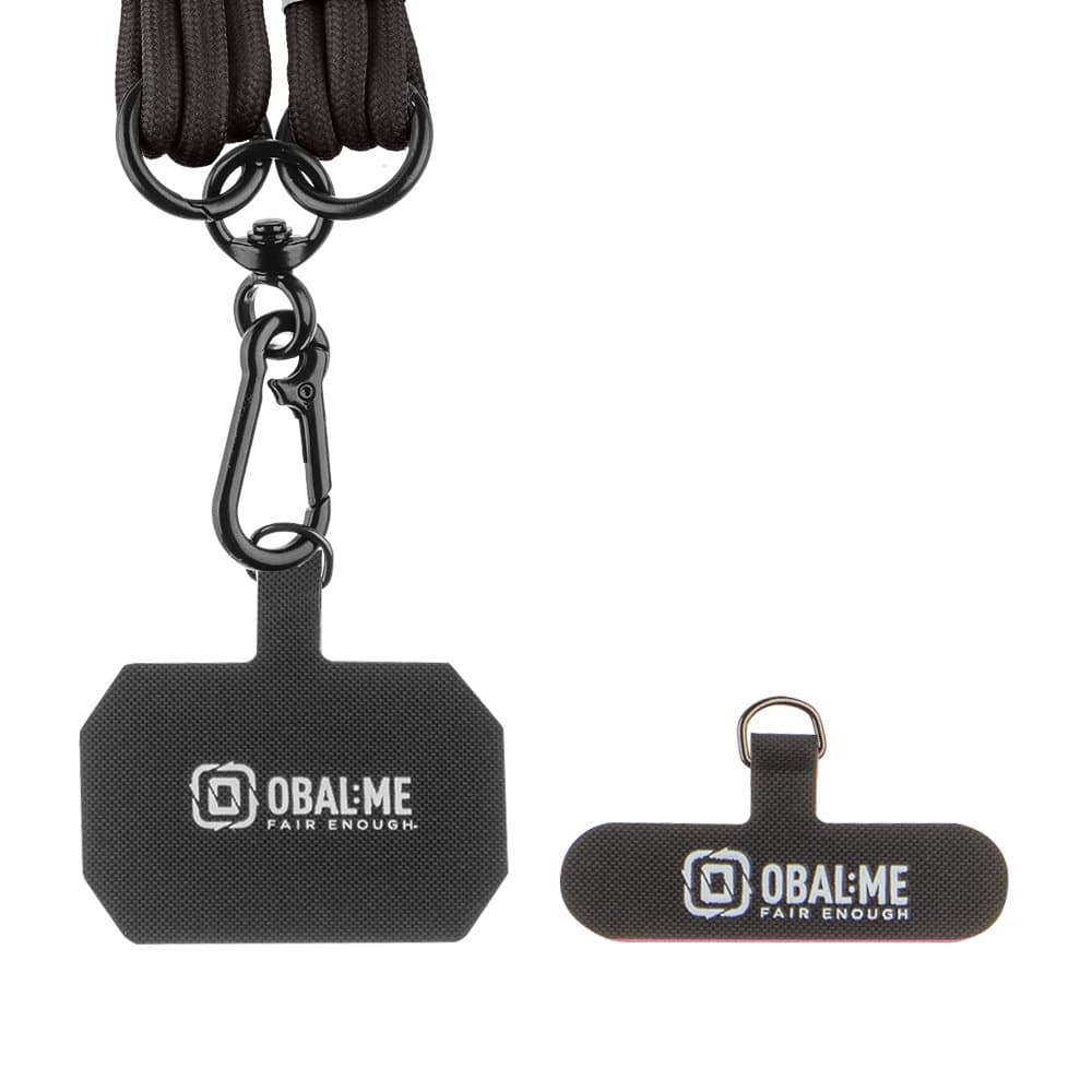 Popruh OBAL:ME NeckTag Trio na Telefon Black - náhled 3