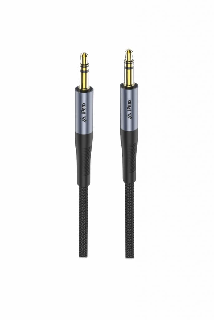 Adaptér iPeax 3,5 mm jack - 3,5 mm jack 1,5 m černý - náhled 3