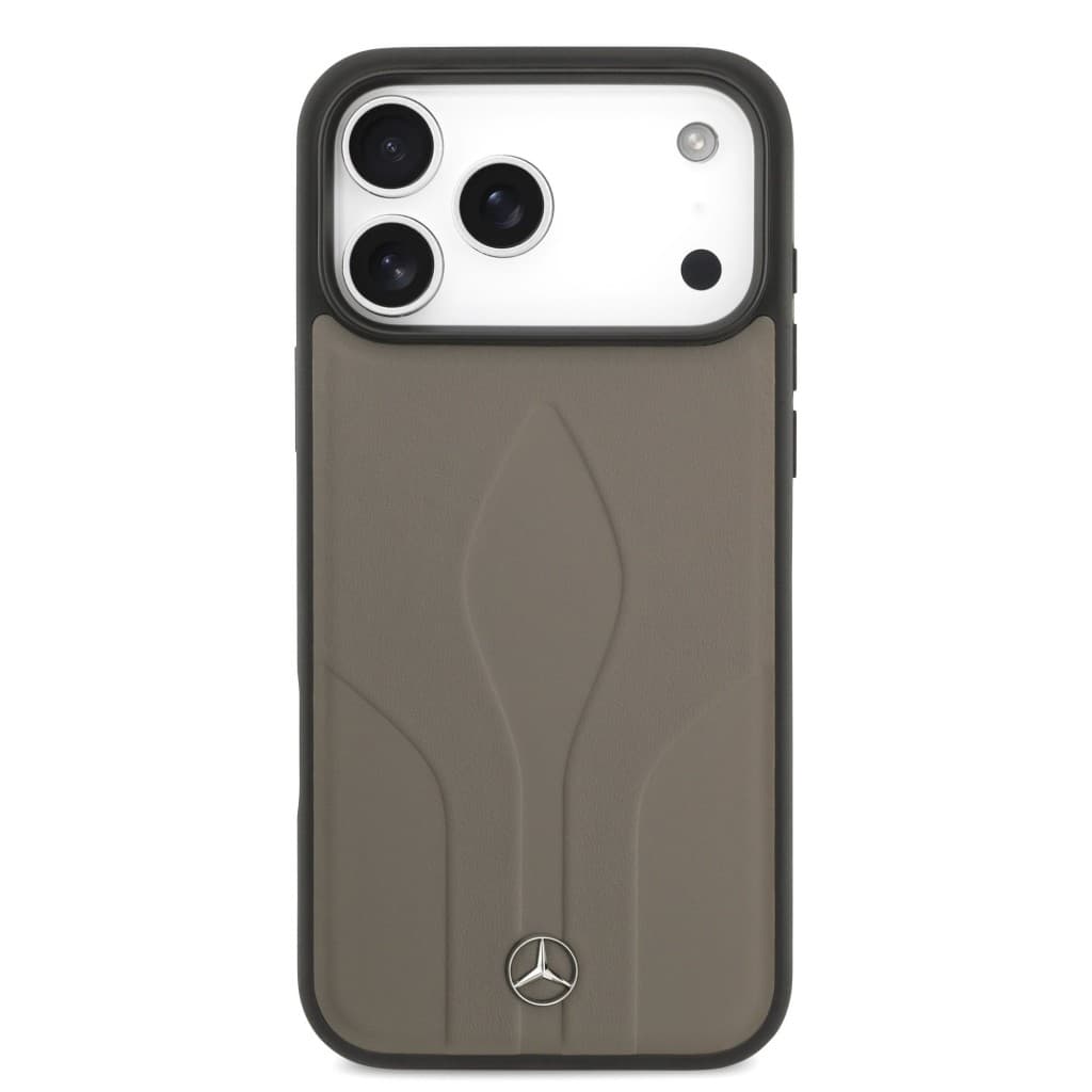 Zadní kryt Mercedes Leather The Move MagSafe pro iPhone 17 Pro Max Taupe - náhled 3