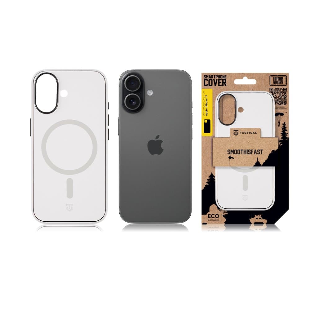 Zadní kryt Tactical MagForce SmoothIsFast pro Apple iPhone 17 Chalk - náhled 3