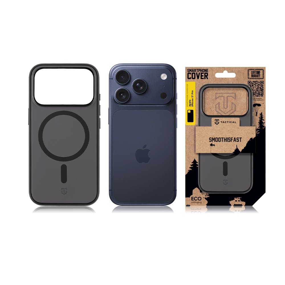 Zadní kryt Tactical MagForce SmoothIsFast pro Apple iPhone 17 Pro Asphalt - náhled 3