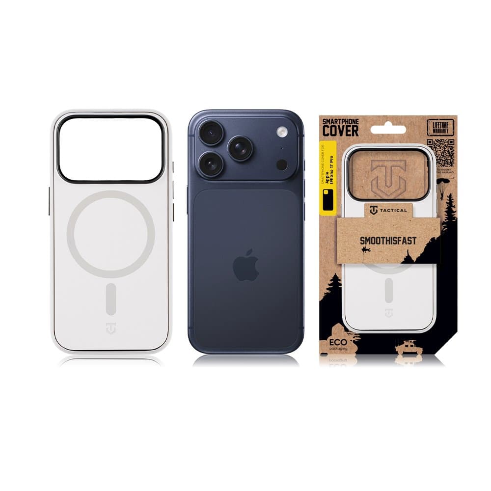 Zadní kryt Tactical MagForce SmoothIsFast pro Apple iPhone 17 Pro Chalk - náhled 3