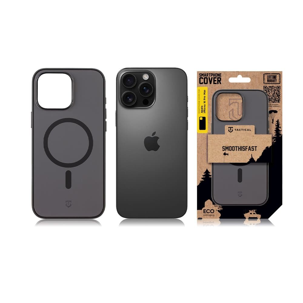 Zadní kryt Tactical MagForce SmoothIsFast pro Apple iPhone 16 Pro Max Asphalt - náhled 3