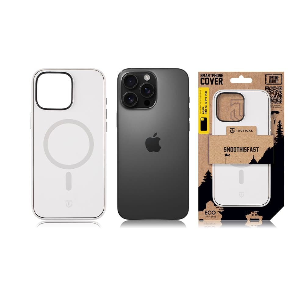 Zadní kryt Tactical MagForce SmoothIsFast pro Apple iPhone 16 Pro Max Chalk - náhled 3