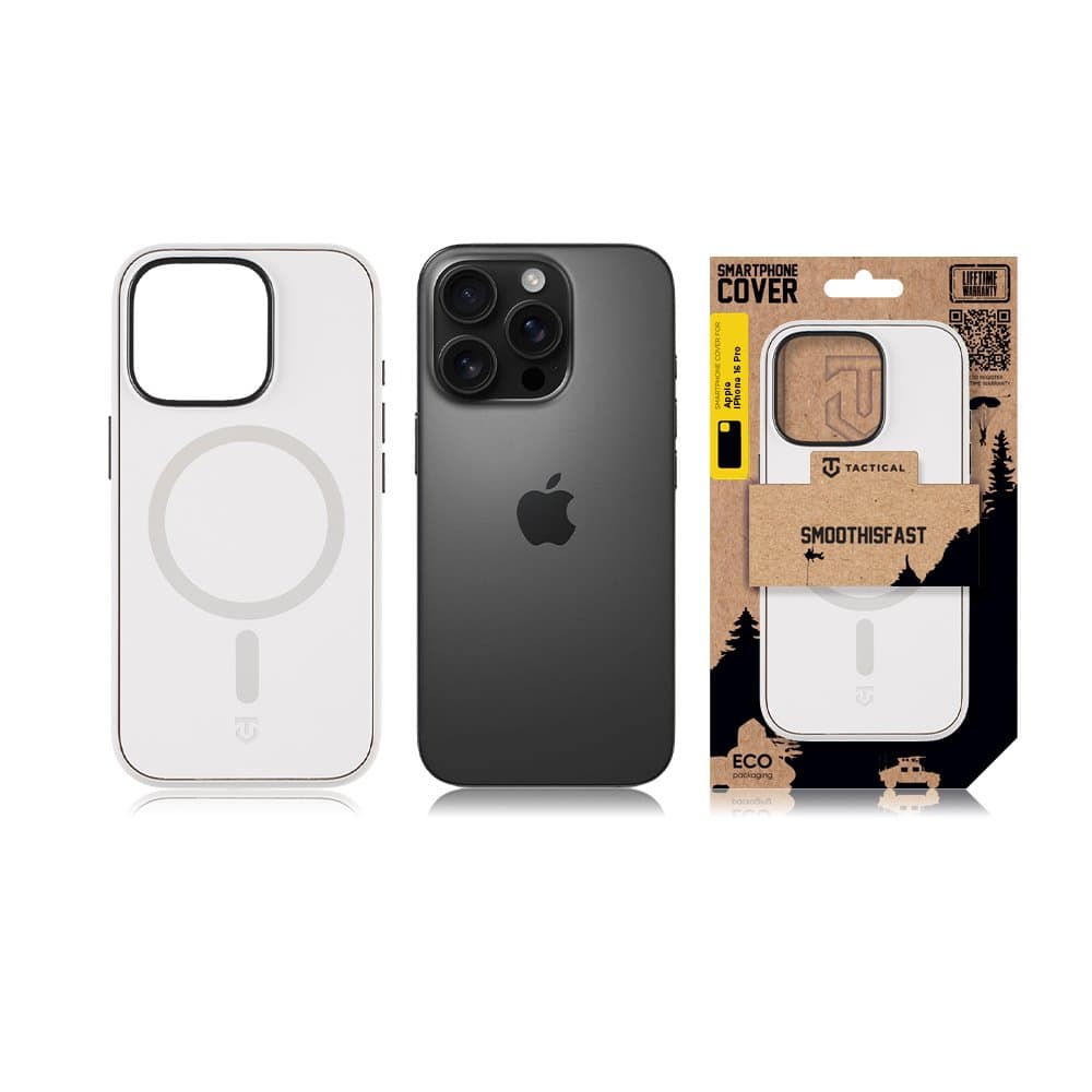 Zadní kryt Tactical MagForce SmoothIsFast pro Apple iPhone 16 Pro Chalk - náhled 3