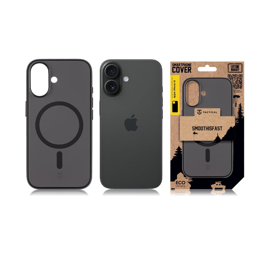 Zadní kryt Tactical MagForce SmoothIsFast pro Apple iPhone 16 Asphalt - náhled 3