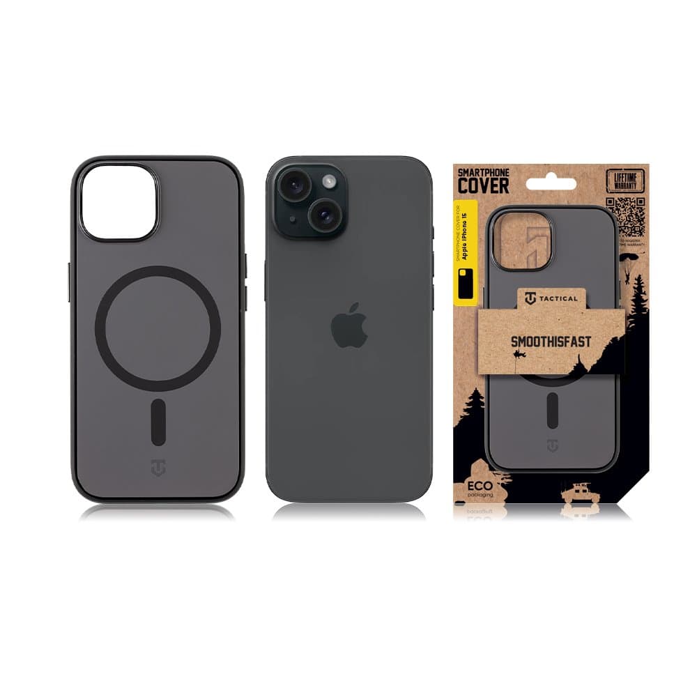 Zadní kryt Tactical MagForce SmoothIsFast pro Apple iPhone 15 Asphalt - náhled 3