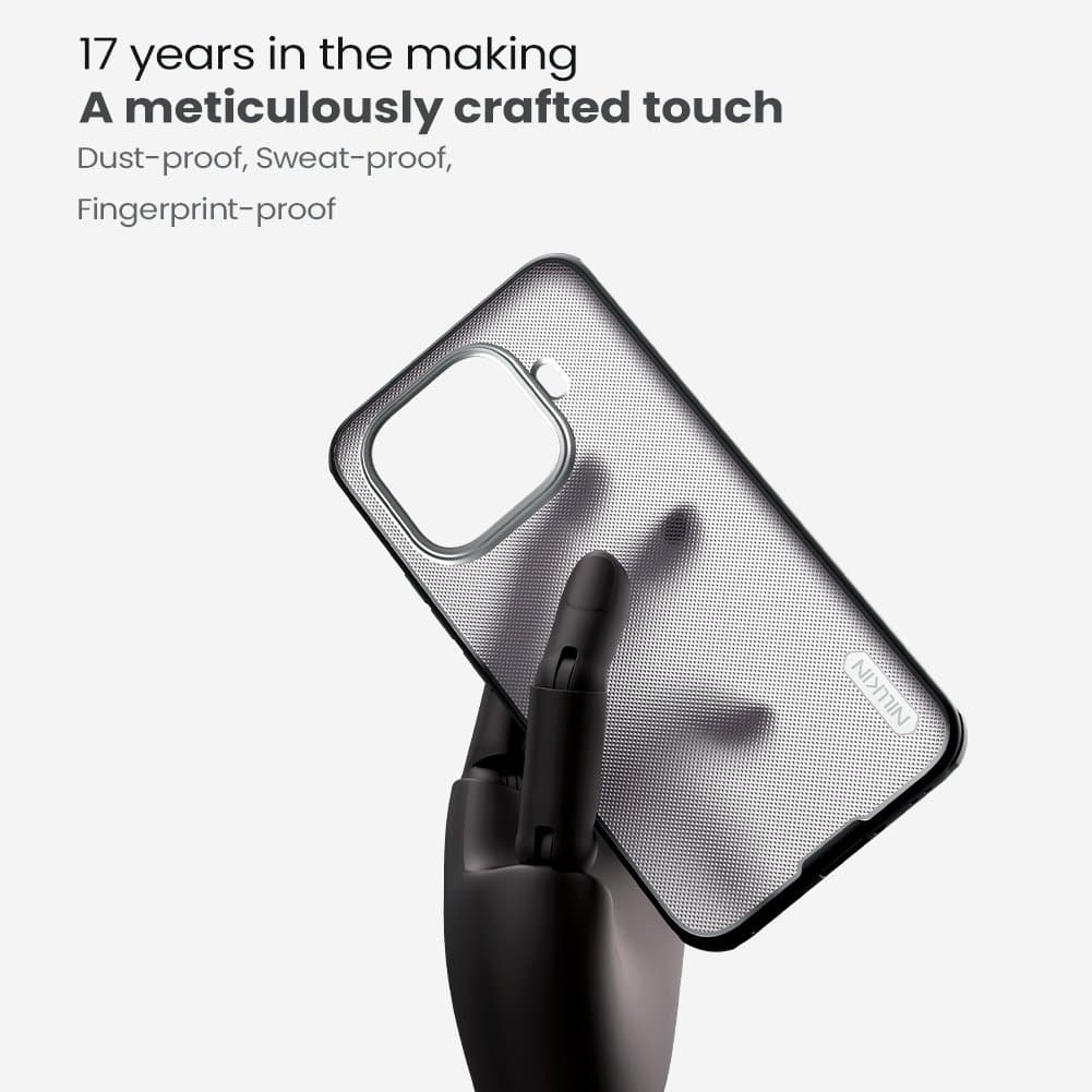 Zadní kryt Nillkin Super Frosted PRO pro Xiaomi 15T Pro Transparent Black - náhled 3