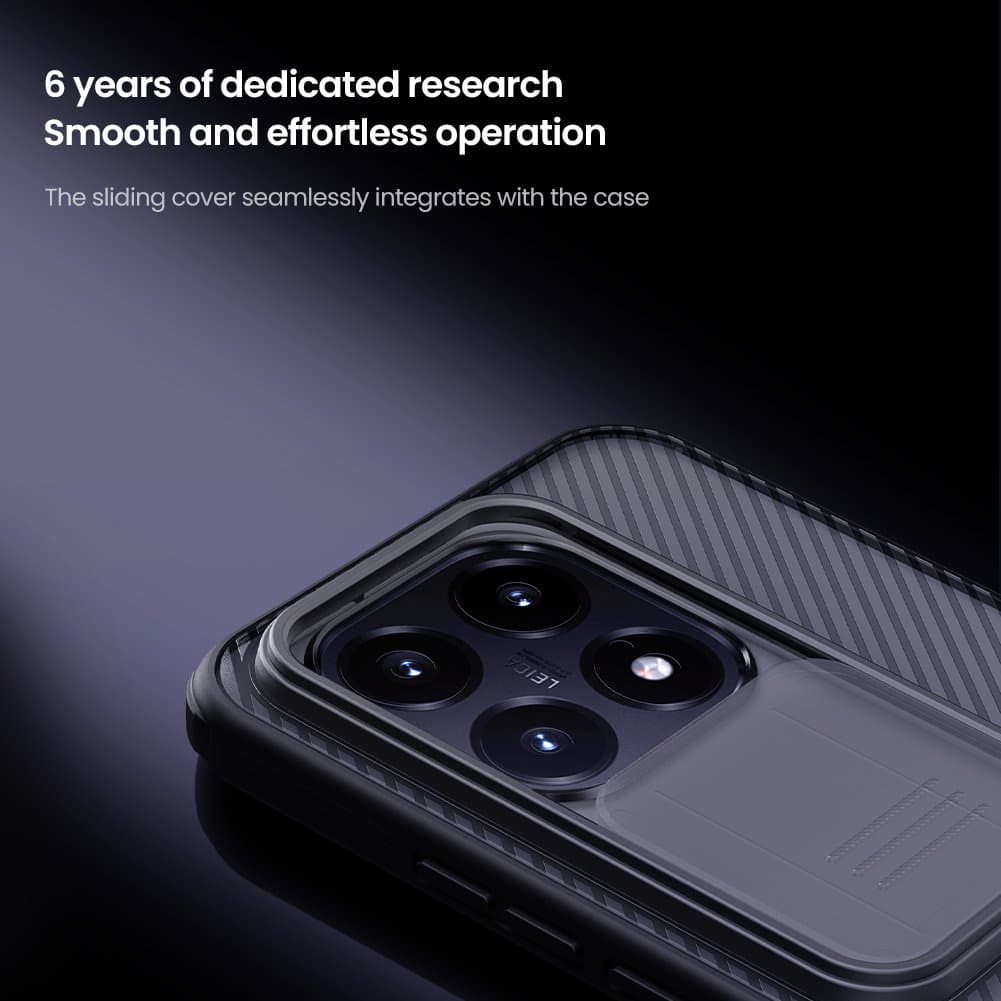 Zadní kryt Nillkin CamShield PRO pro Xiaomi 15T Transparent Black - náhled 3