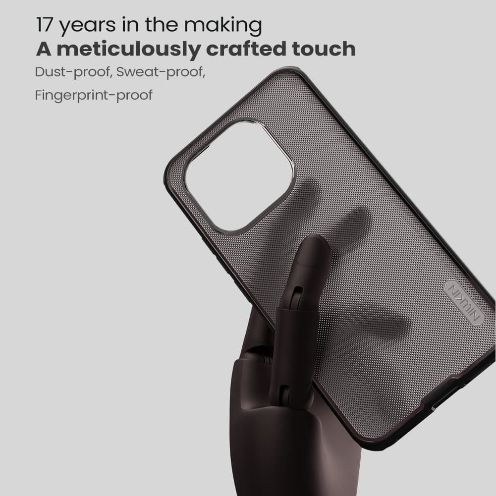 Zadní kryt Nillkin Super Frosted PRO pro Xiaomi 15T Transparent Black - náhled 3
