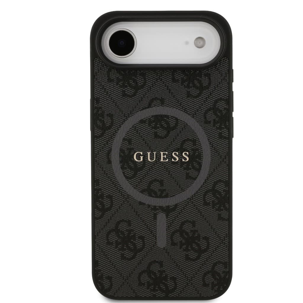 Zadní kryt Guess PU Leather 4G Colored Ring MagSafe pro iPhone Air Black - náhled 3
