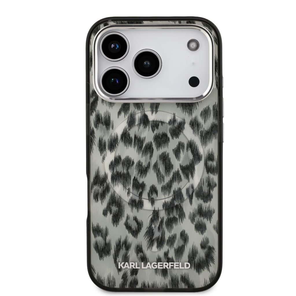 Zadní kryt Karl Lagerfeld IML Leopard MagSafe pro iPhone 17 Pro Brown - náhled 3