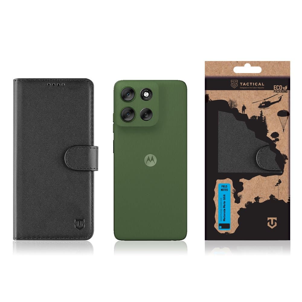 Knížkové pouzdro Tactical Field Notes pro Motorola Moto G56 Black - náhled 3