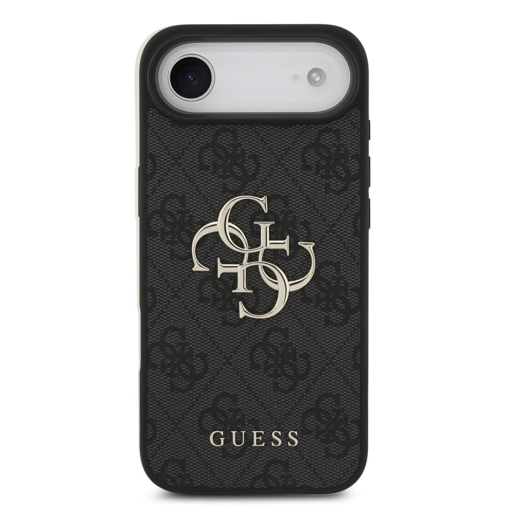 Zadní kryt Guess PU 4G Metal Logo pro iPhone Air Grey - náhled 3