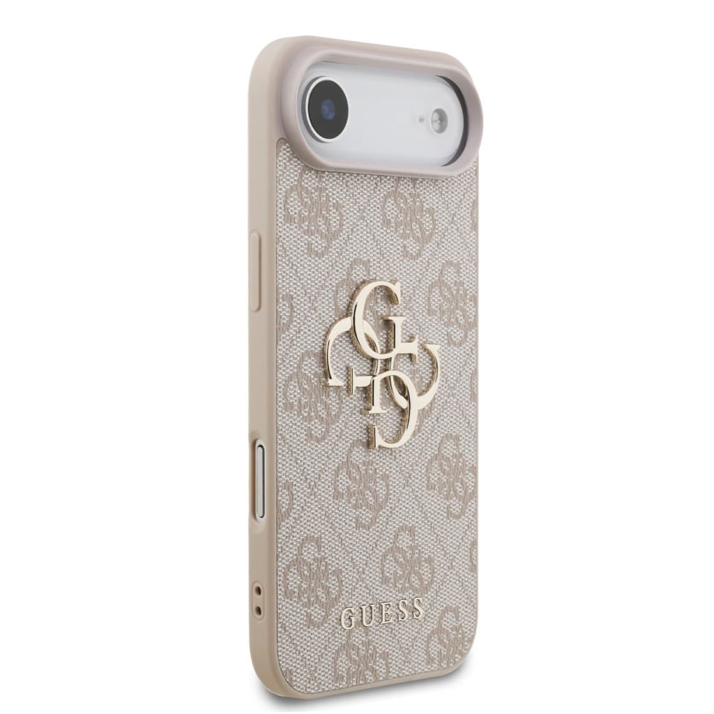 Zadní kryt Guess PU 4G Metal Logo pro iPhone Air Pink - náhled 3