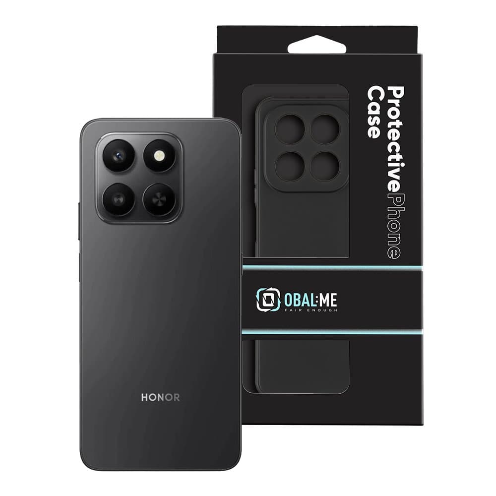 Zadní kryt OBAL:ME Matte TPU pro Honor 400 Smart 5G/X7d Black - náhled 3