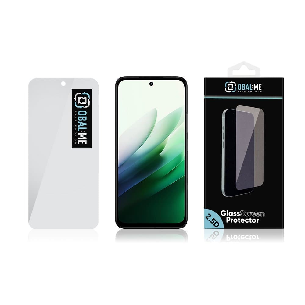 Tvrzené sklo OBAL:ME 2.5D pro Xiaomi Redmi 15 4G/5G Clear - náhled 3