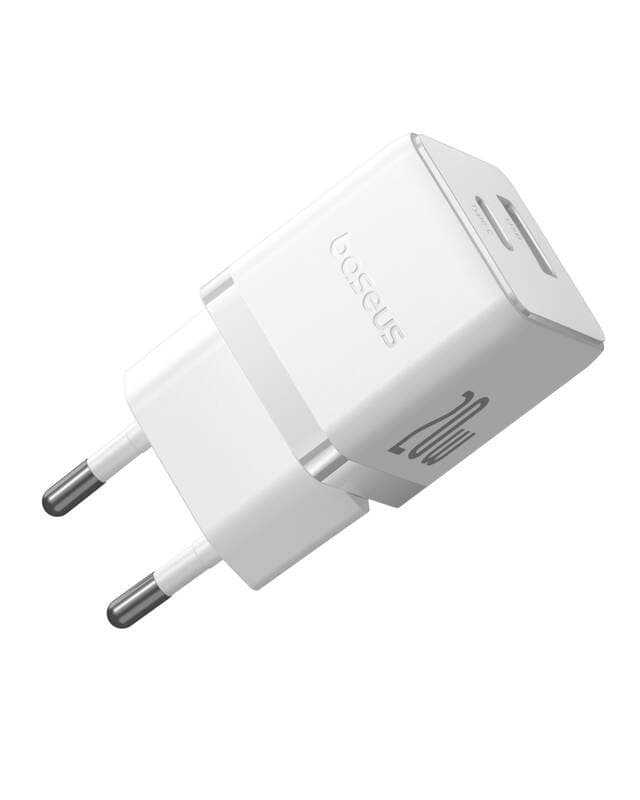 Adaptér Baseus Palm Fast USB-A + USB-C 20W White - náhled 3