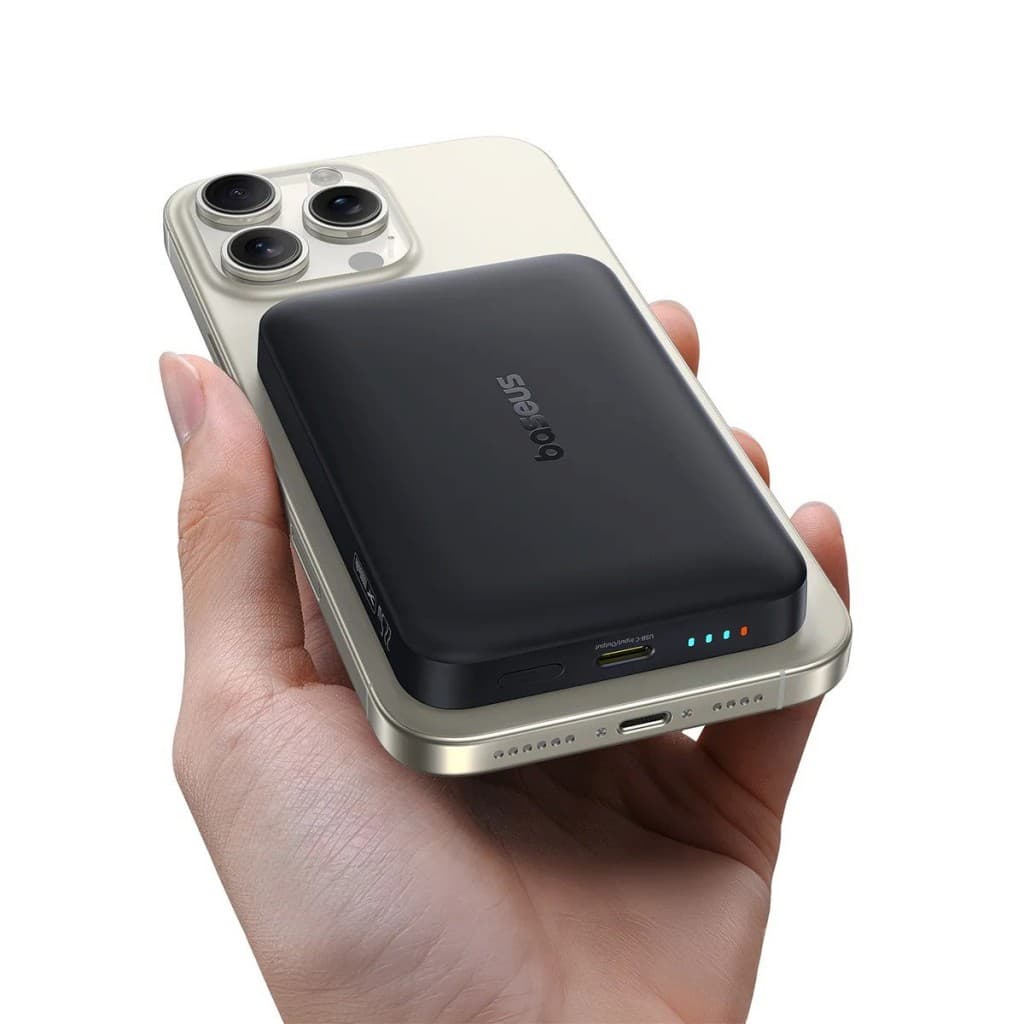 Magnetická Powerbanka Baseus EnerFill FM11 22.5W 10000mAh Cosmic Black - náhled 3