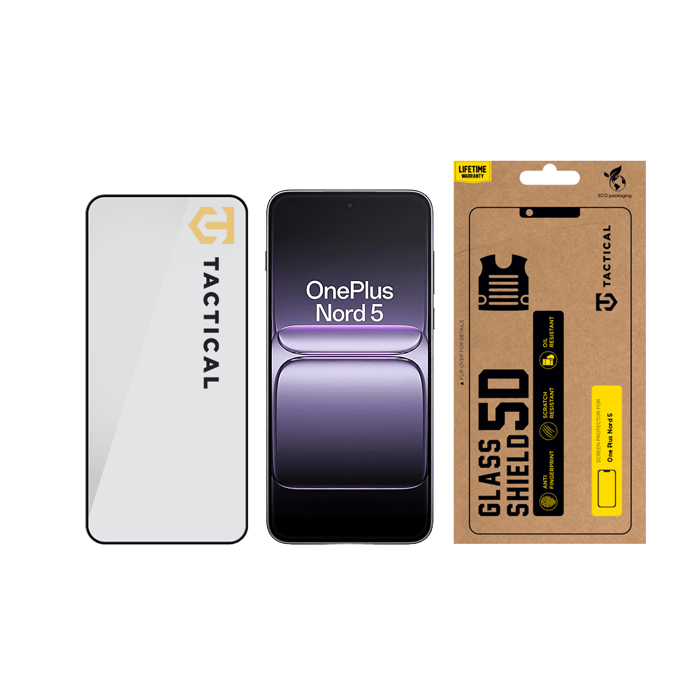 Tvrzené sklo Tactical Glass Shield 5D pro OnePlus Nord 5 Black - náhled 3