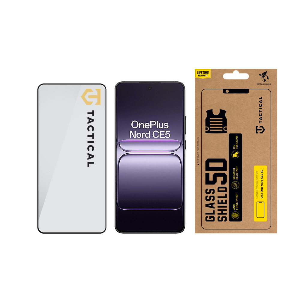 Tvrzené sklo Tactical Glass Shield 5D pro OnePlus Nord CE5 5G Black - náhled 3
