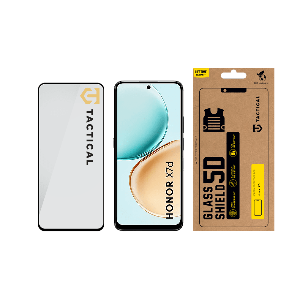 Tvrzené sklo Tactical Glass Shield 5D pro Honor X7d Black - náhled 3